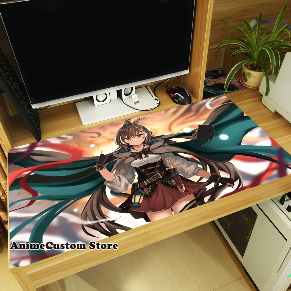 Anime Hololive VTuber Nanashi Mumei Cosplay Gaming Large Mouse Pad Laptop Mice Mat Table Keyboard Mat Playmat Gift