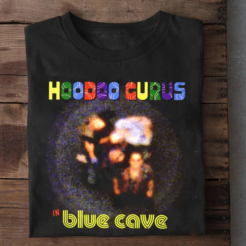 Hoodoo Gurus - In Blue Cave Short Sleeve Black All Size Shirt AC1358