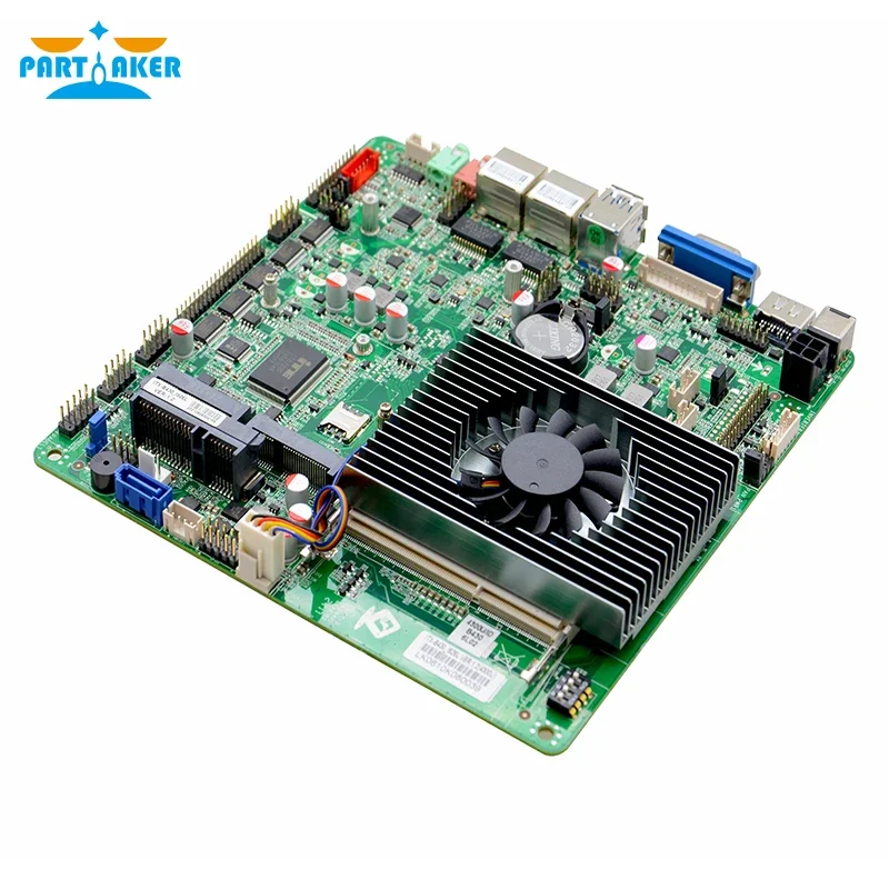 Imagem -02 - Placa-mãe Fina Dual Lan Mini Pos Itx Mainboard Tudo em um pc Itx-b430_i526l i5 4300u 4200u Usb dc 12v