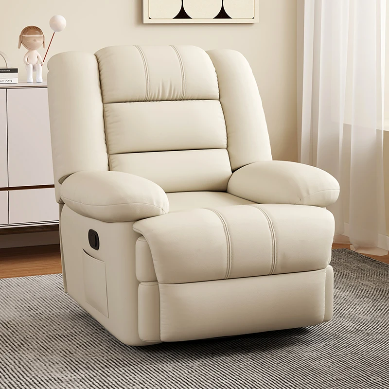 

Ironrod Offer Living Room Chairs Cute Rocking Relaxing Single Chairs Leather Modern Sillas De Sala De Estar Lounge Furniture