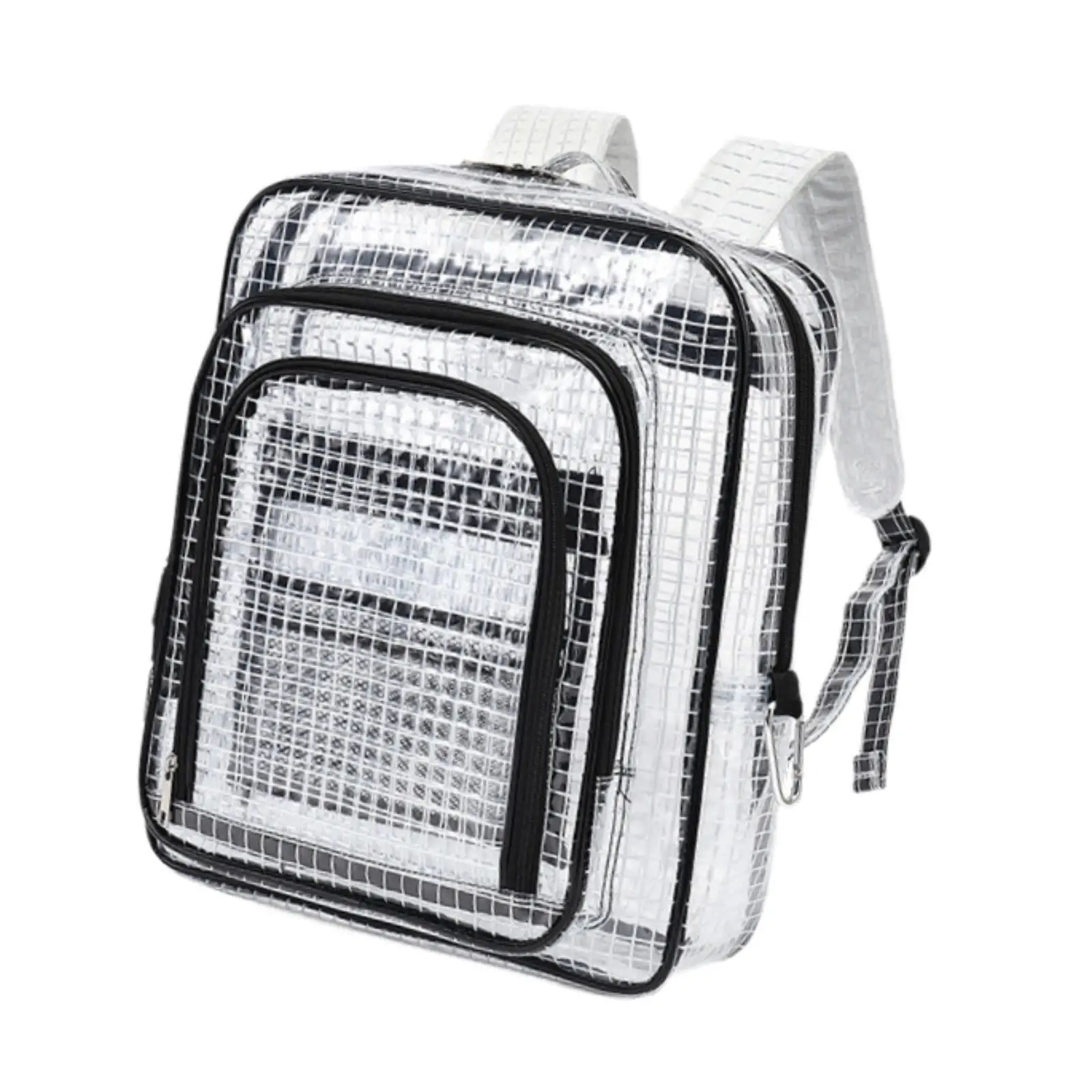 Clear Backpack Cleanroom Tool Bag Tool Pouch Portable Engineer Bag Transparent Daypack for College Sports Plumber Workplace