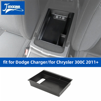 JIDIXIAN fit for Dodge Charger for Chrysler 300C 2011 2012 2013 2014 2015 2016 2017 2018 2019 Up Car Armrest Box Storage Box