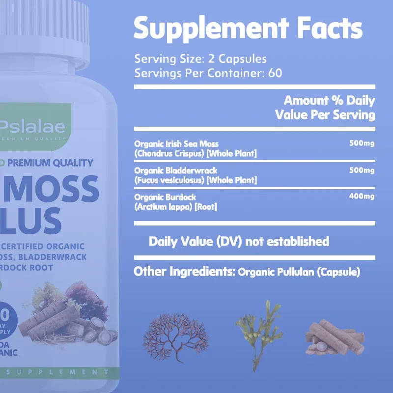 Sea Moss - Helps Immune System ,Joint Health Intestinal Cleansing