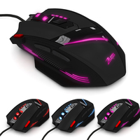 Wired Gaming Mouse with Seven Programmable Buttons and Adjustable DPI for Precise Control and Comfortable Gaming Experience