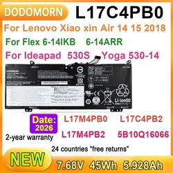 New L17C4PB0 Laptop Battery For Lenovo Flex 6-14IKB Ideapad 530S Yoga 530 Xiao xin Air 14 15 2018 L17M4PB0 L17C4PB2 L17M4PB2