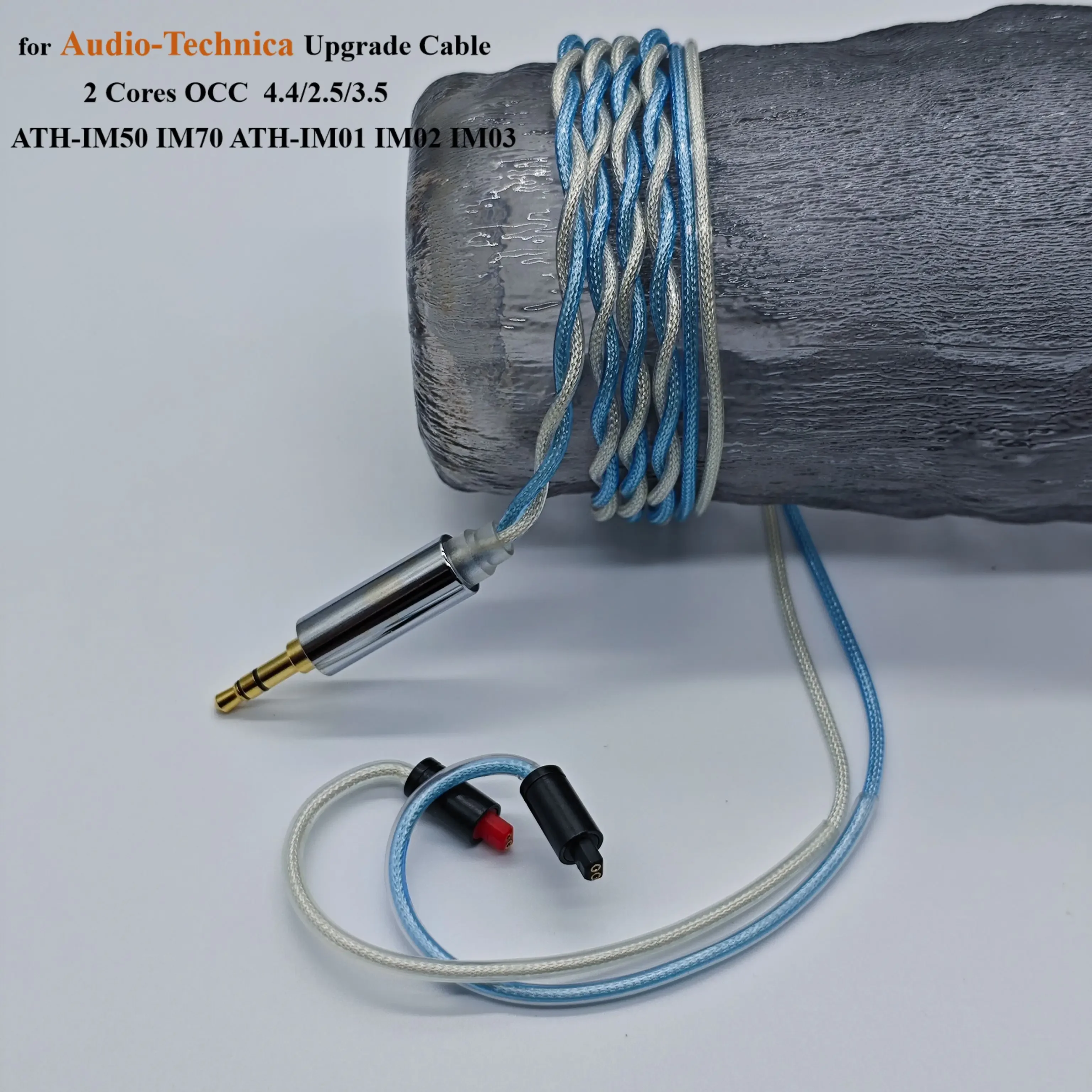 

Обновленный кабель для наушников Audio-Technica, кабель IM70, IM50, IM04, IM01, IM02, IM03, OCC, 4,4 мм, баланс 2,5
