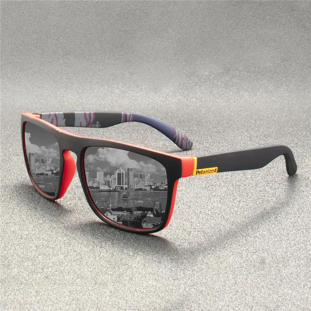 2PCS Mode Sonnenbrillen Männer Luxus Marke Designer Vintage Outdoor Fahren Sonnenbrille Männliche Brille Schatten Oculos – Detail 3