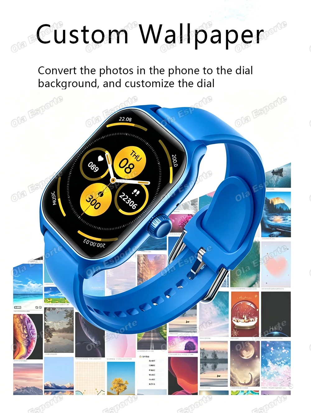 Smartwatch With Bluetooth Calling And Full Touch Display For Men_voghion.com