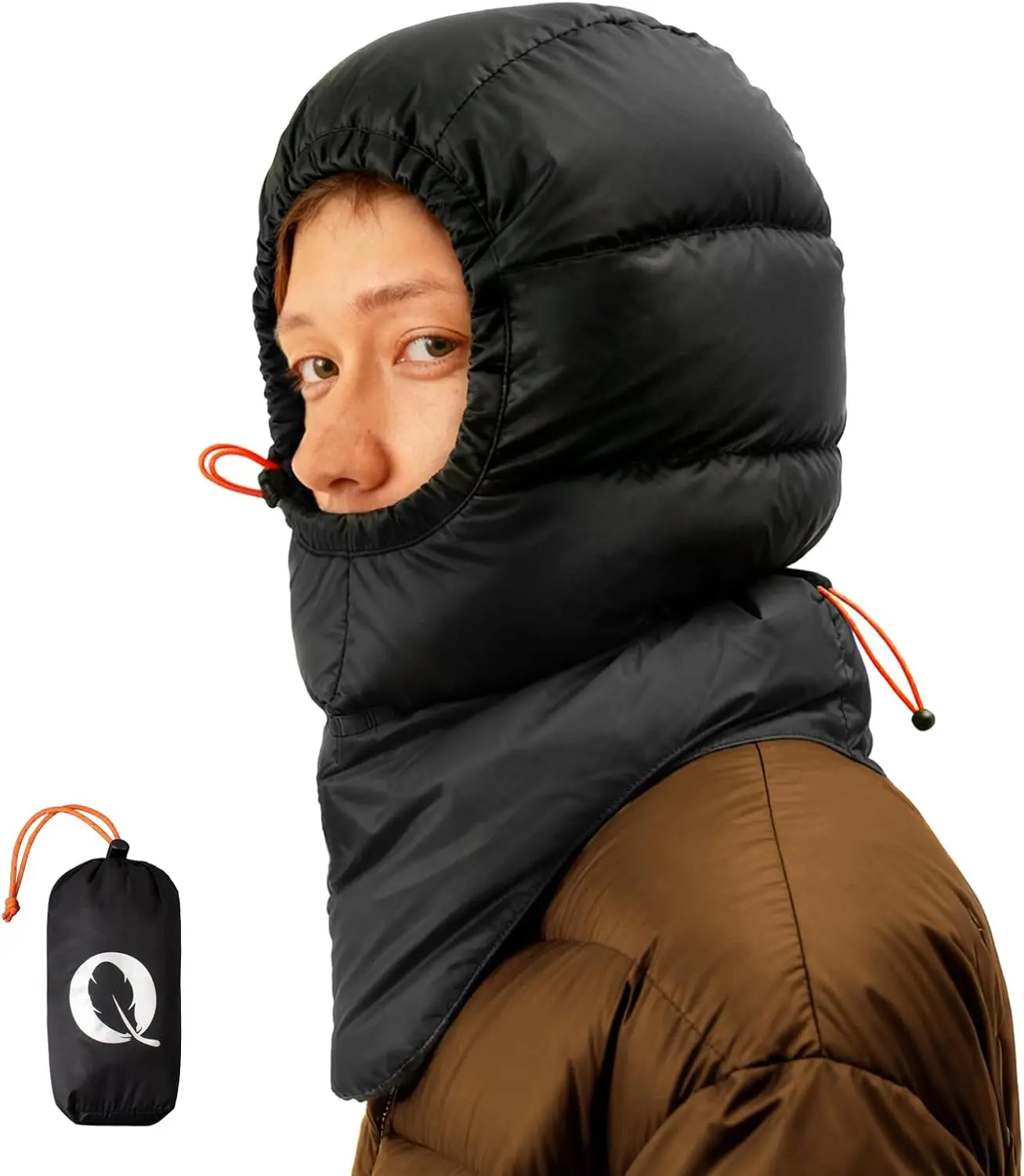 

Ultralight Down Hat for Men & Women - Windproof Waterproof Beanie for Camping, Hiking, Skiing, Cycling with Storage Bag