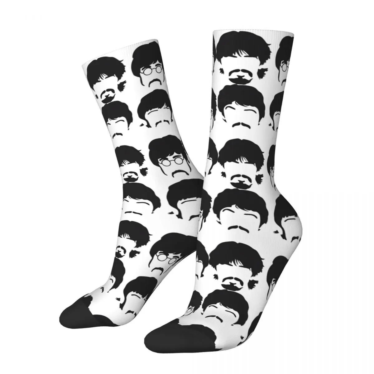 The Heavy Metal Beatle Rock Socks Autumn Stockings Modern Men\'s Quality Socks Printed Outdoor Anti Bacterial Socks