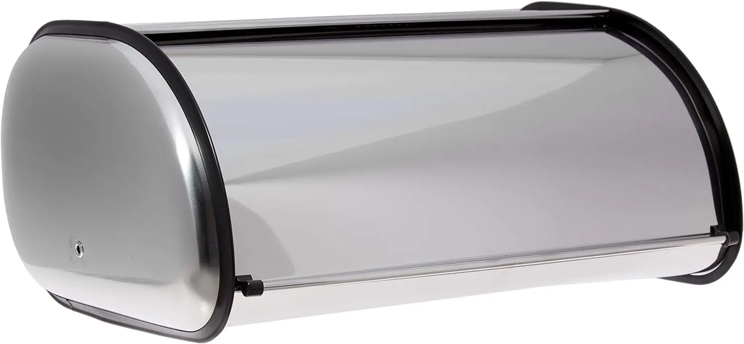 

Stainless Steel Bread Box for Kitchen, Large Capacity Bread Storage with Swing Door