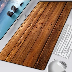 Wood Grain Textures Mouse Pad Gamer New Computer Custom Mouse Mat keyboard pad Gamer Carpet Office Anti-slip Mice Pad