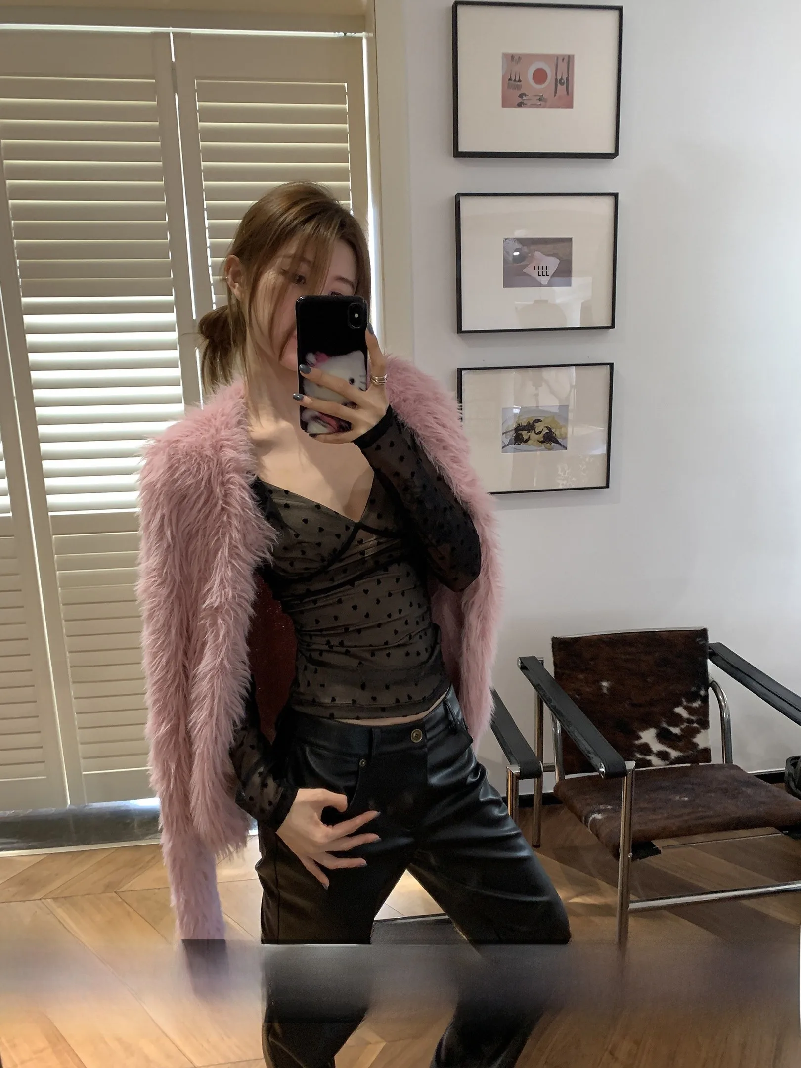 

Футболка Goood Long Sve V-ne Женская футболка Нижнее белье Дизайн Sensation Love Heart Dot Base Layer Top Casual Sle Polyeste...