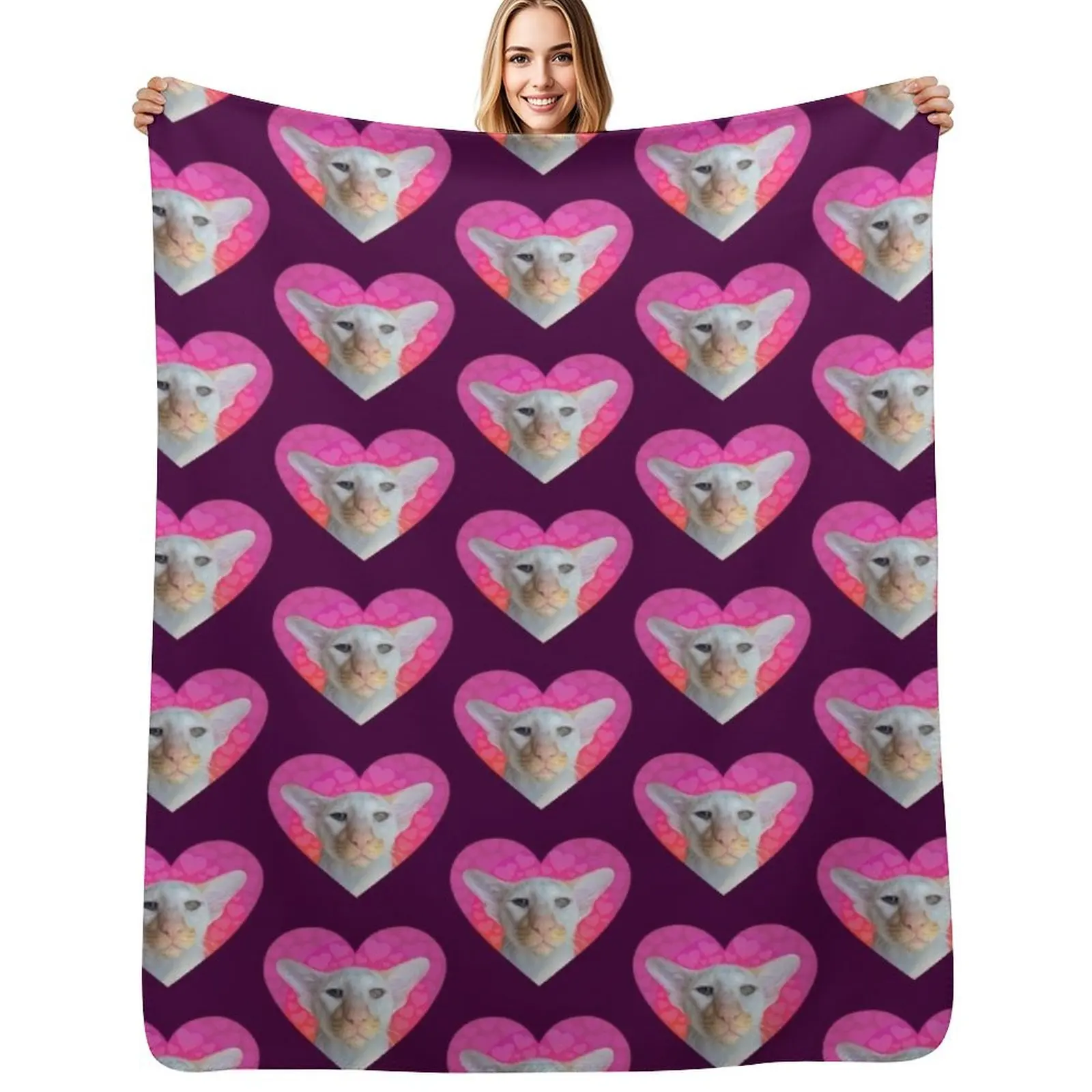 Be My Valentine, Winston Throw Blanket Warm Comfortable Blanket Gift for Parents Friends