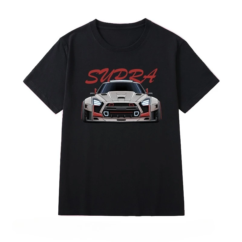 

2025 Summer New Endless Brake Cartoon T-shirt High Quality Y2K Harajuku High Quality Men's and Women's T-shirt Large Size