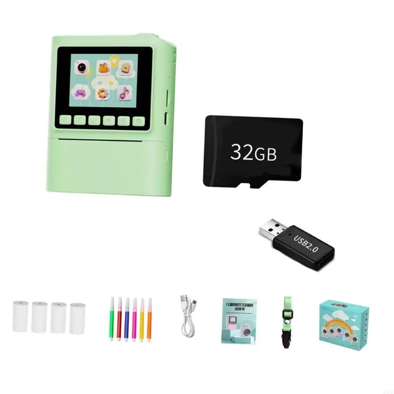 Pink Blue Kids Camera Toy With Anti Drop Design And Large Screen