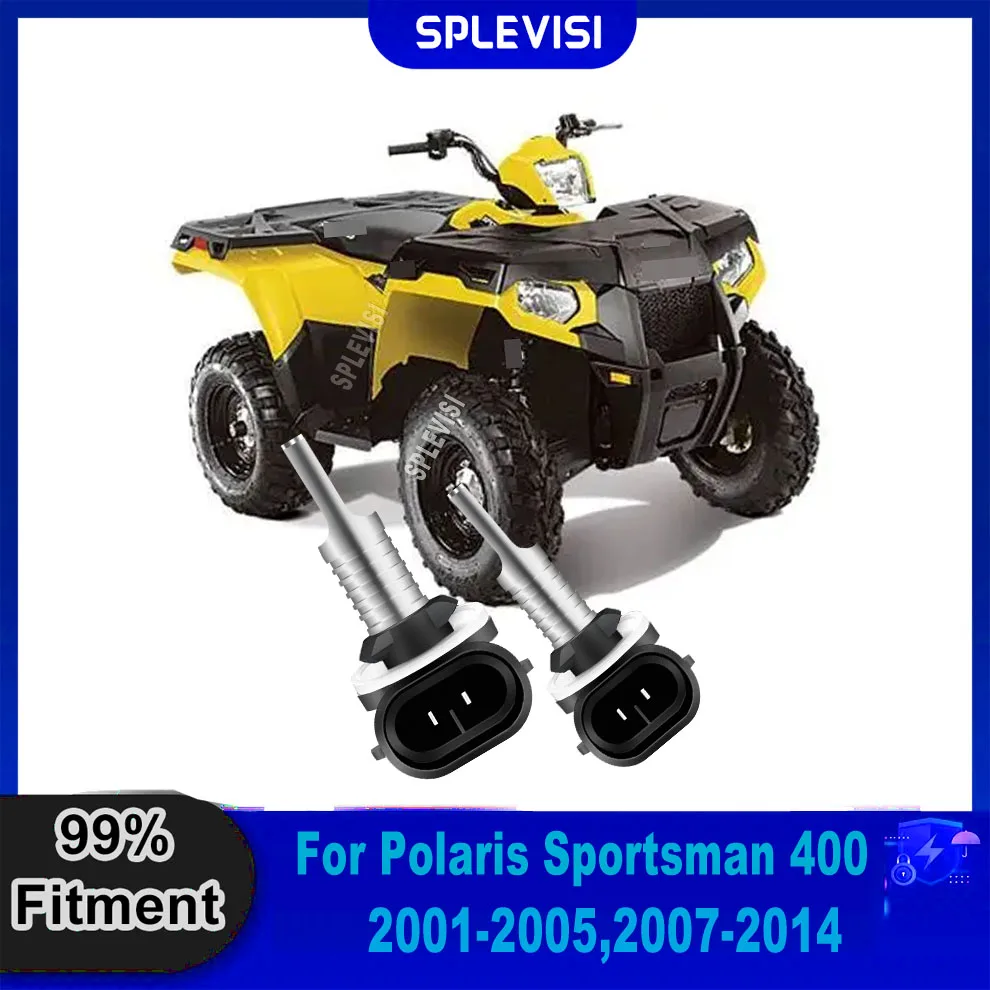 

881 CSP LED Headlight Head lamps - For Polaris Sportsman 400 2001 2002 2003 2004 2005,2007 2008 2009 2010 2011 2012 2013 2014