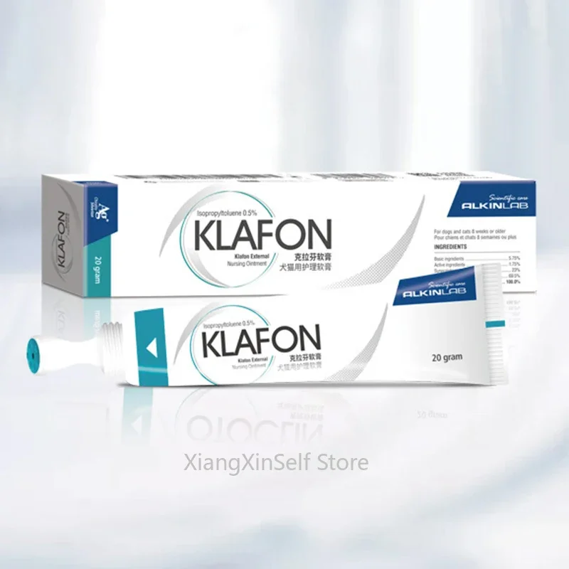 20g Klafon Plant Extract Nursing Ointment Gentle, Non Irritating Micro Shield Film Technology Skin Care for Dogs and Cats