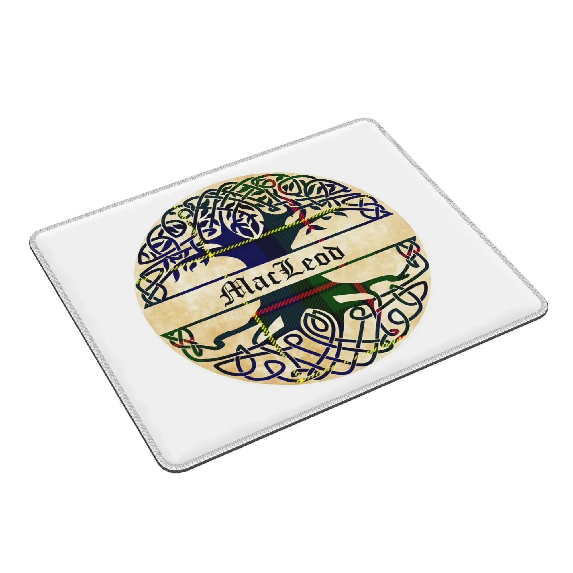 

MacLeod Tree of Life Clan Scottish Mouse Pad Computer Keyboard Mouse Mat Gamer PC Laptop Desk Mat Office Accessories Table Mats
