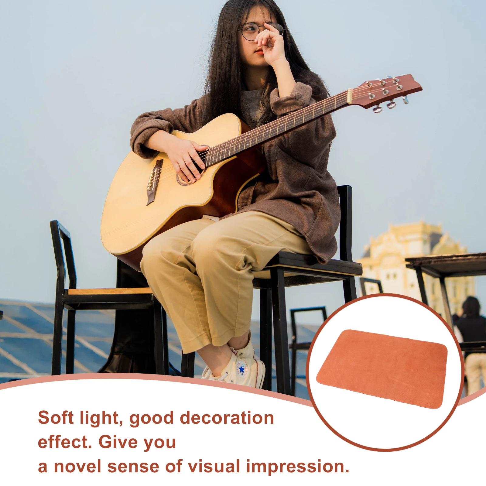 

Musical Instrument Anti-slip Mat Erhu Anti-skid Cushion Pad Clean Accessory Luthier Tool Cowhide Work Nonslip