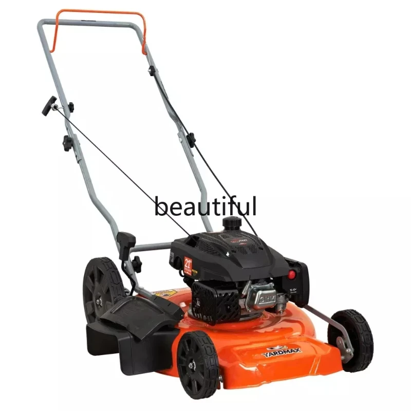 21 in. 170cc 2-in-1 Gas Walk Behind Push Lawn Mower with High Rear Wheels Cleaning Tools Herramientas Manuales Dropshipping