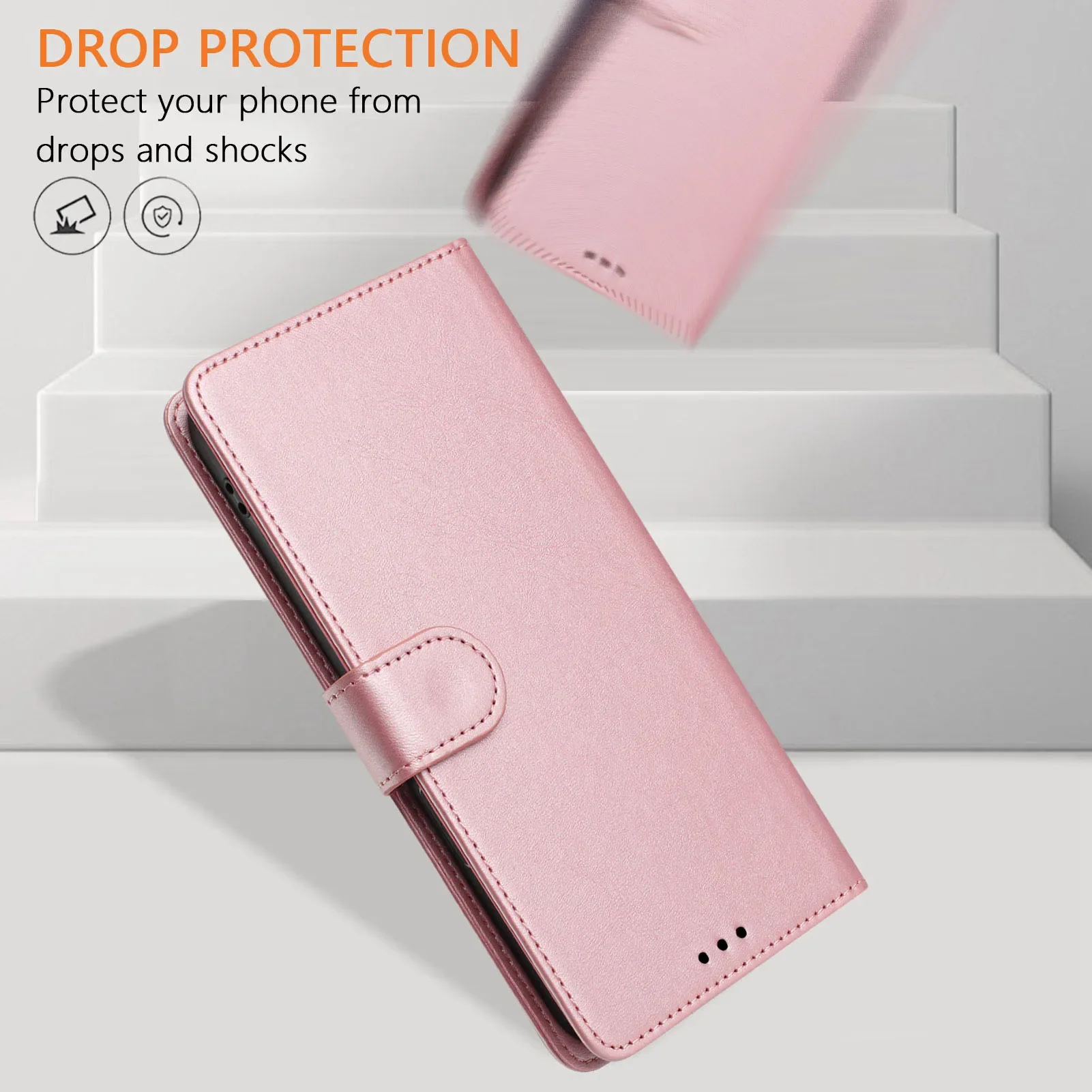 Portemonnee met kaartsleuf Kickstand Magnetische flip lederen tas voor ZTE Blade V70 Vita V60 V50 V40S Max Design 4G Axon 60 Lite