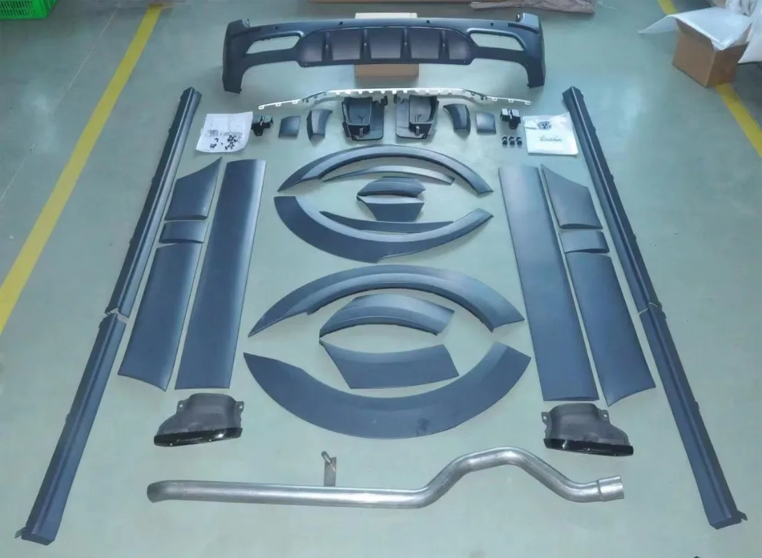Front Rear Bumper with Grille Side Skirt Sprinter Body Kit W906 W907 W910