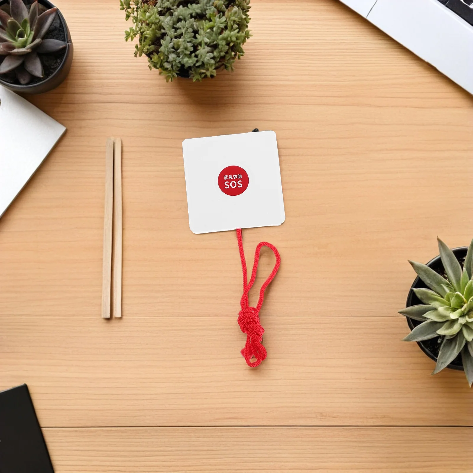 Wireless Emergency Call Button With Cord For Seniors Elderly Patients Fall Prevention Home Bathroom Office Hospital Use