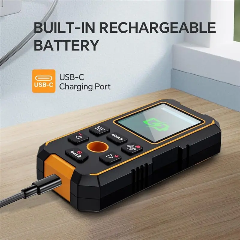 [جديد A09R!】 جهاز قياس المسافة بالليزر الرقمي متعدد الوظائف لأسلاك التيار المتردد والخشب المعدني #2