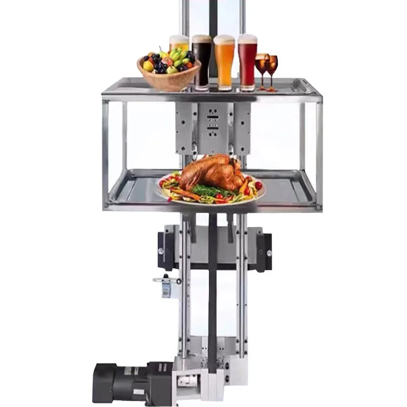 Food Lifting Small Elevator Vertical Lifting Platform Restaurant Kitchen Dumbwaiter