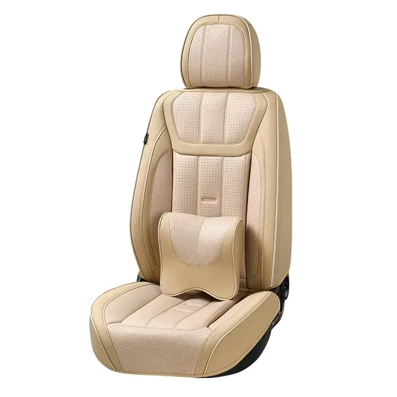 Leather Car Seat Cover Universal Fit Most Cars Comfortable Waterproof Durable