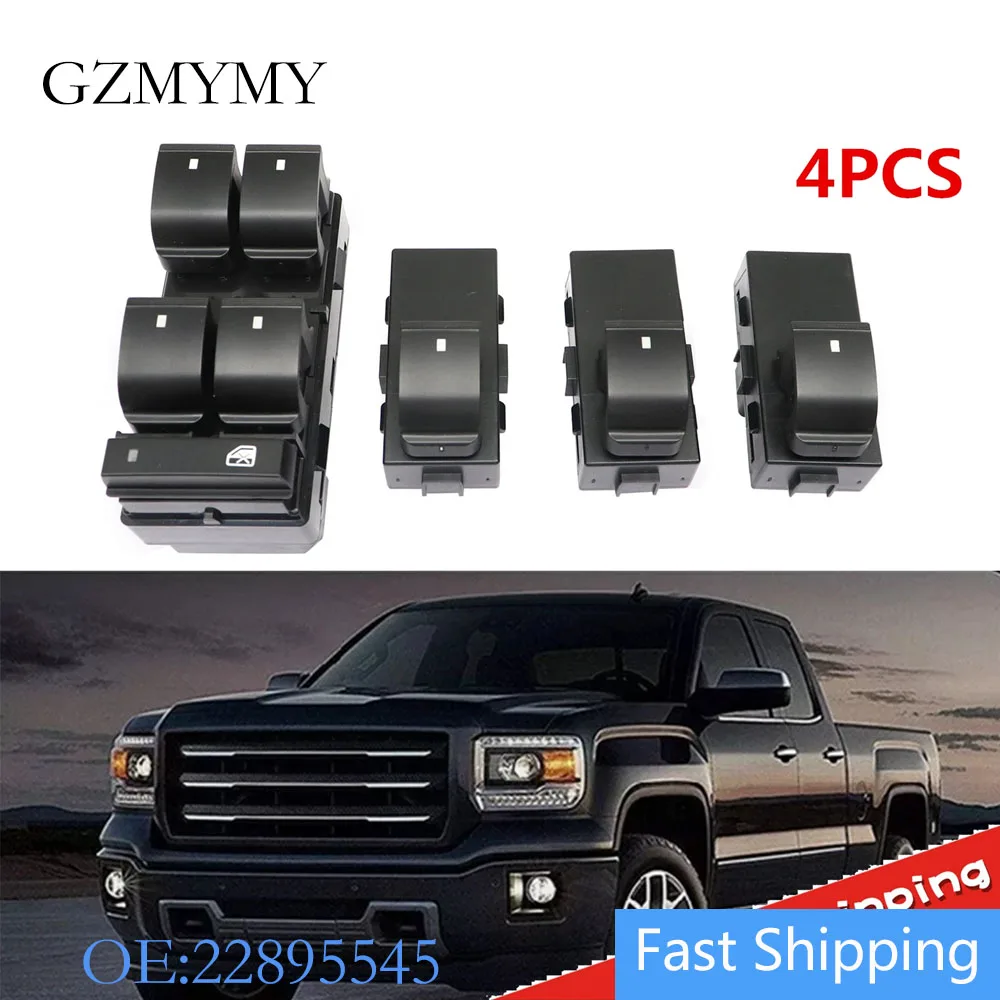 

Power Window Control Switch for 2007-2013 Chevy Silverado GMC Sierra 20945129 25951963 22895545 901-341