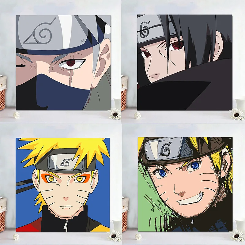 

20x20cm MINISO&Naruto Cartoon Crystal Diamond Painting Material Pack Birthday Gift Handmade DIY Desktop Decoration Painting