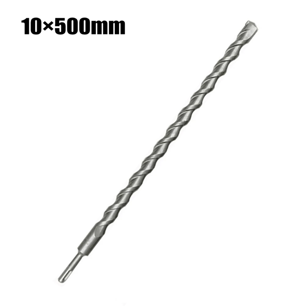 1pc 500mm Carbide Steel Drill Bit Shank Masonry Concrete Drill Bit For Concrete Limestone Natural Drilling Tools