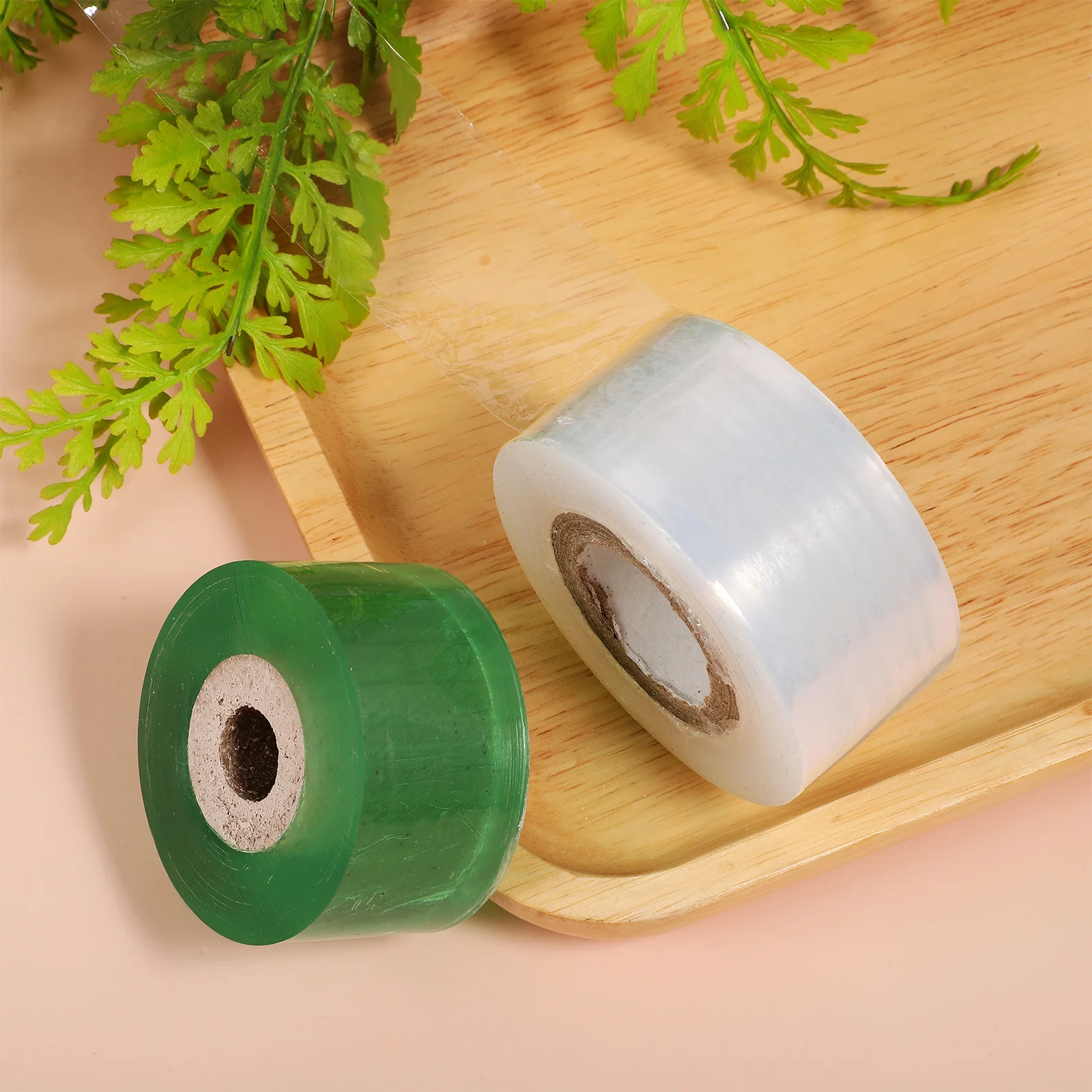 

2pcs 2 Rolls Grafting Tape For Fruit Trees Stretchable Self-Adhesive Plant Repair Tapes Budding Nursery Garden Tool Film Roll