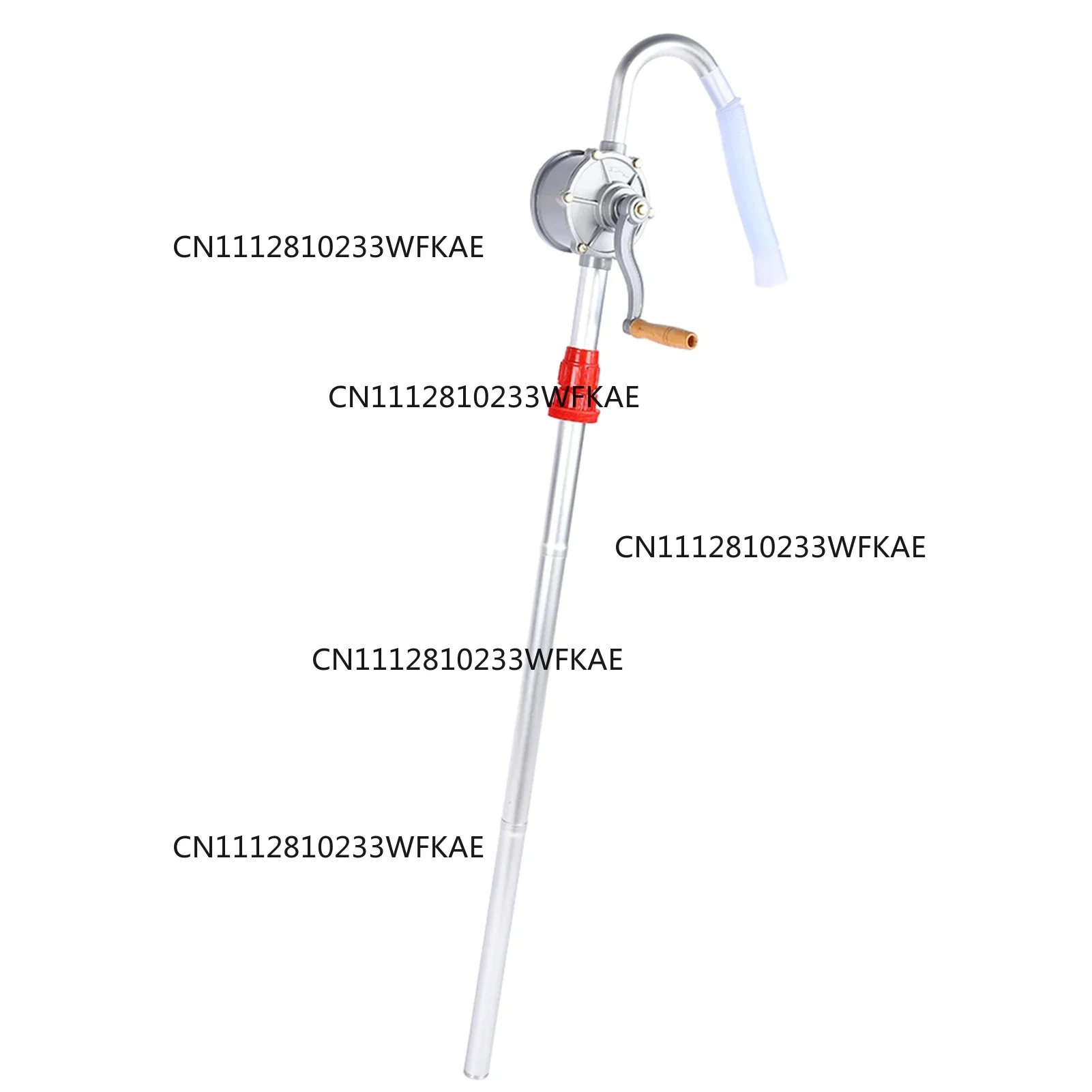 Aluminum Alloy Rotary Hand Crank Oil Barrel Drum Pump Pumping  Fuel Hand Oil PumpBarrel Pump Rotary