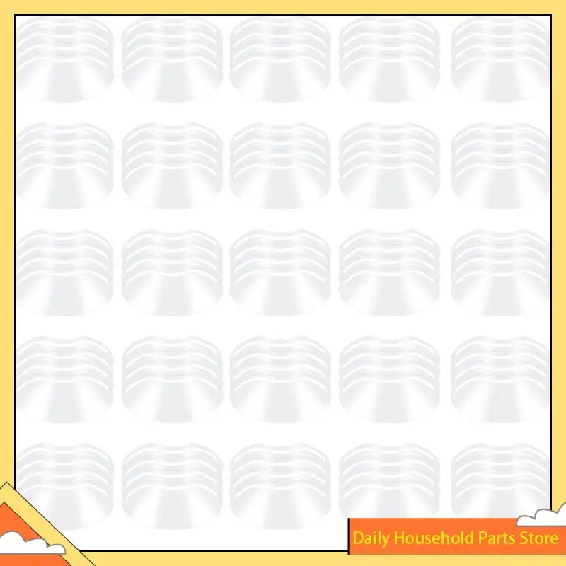 

【Great Sale】100Pcs Eye Protection Hairdressing Mask Isolate Haircut Tool Face Protecting Forehead Mask Face Shield Disposable