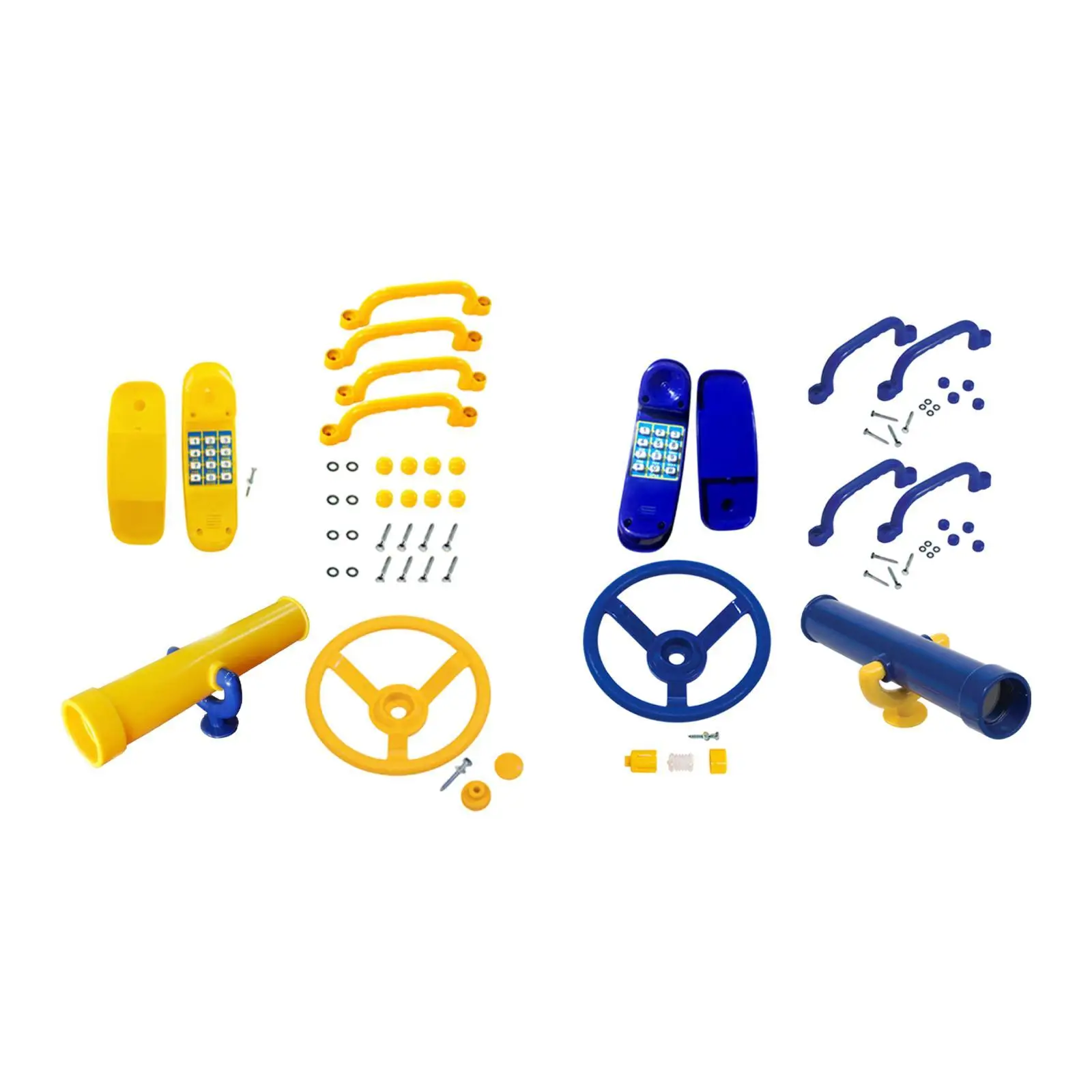 Akcesoria do placów zabaw dla dzieci, zestaw do zabawy na zewnątrz, do domku na podwórku lub domek na drzewie.