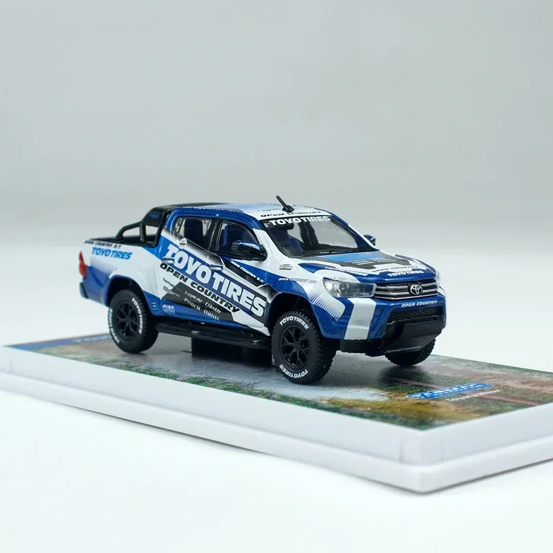 TW Disponibile 1:64 Toyota Hilux Toyo Pneumatici Diecast Model Car Collection Giocattoli Tarmac Works