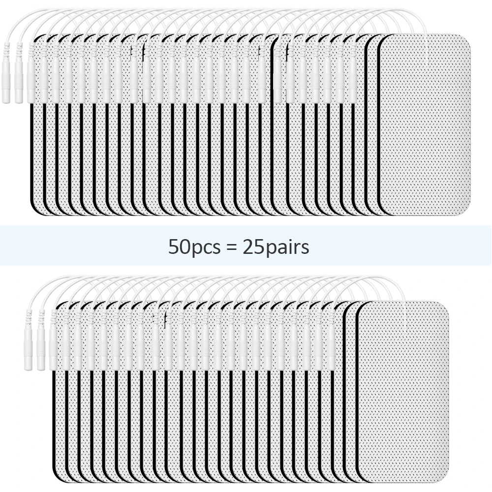 Physiotherapie Zehn-Elektrode ​ Pads Leitfähiges Gel Therapeutischer Pulsdruck Elektrischer Kompex Muskelstimulator Massagepflaster