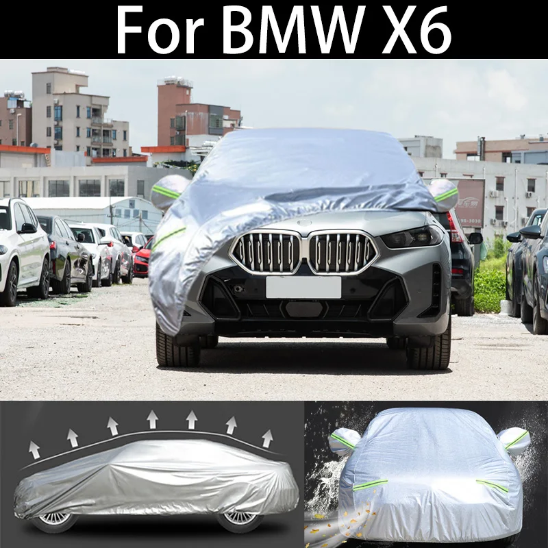 

For BMW X6 winter Car Cover Dustproof Outdoor Indoor UV Snow Resistant Sun rain Protection waterproof hail cover for car