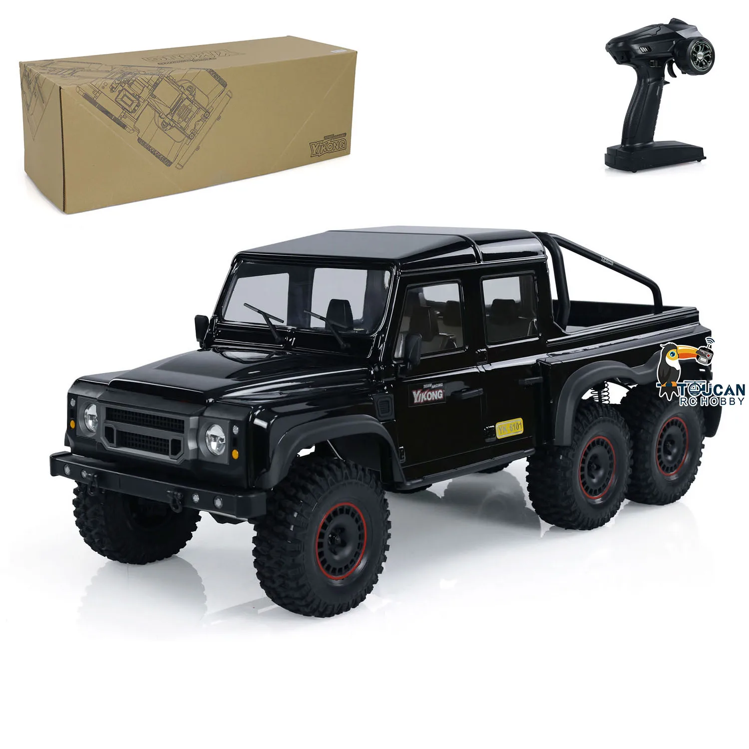 YIKONG RC 1/10 Model 6WD YK6101 Crawler Car ESC Motor Servo W/O Battery Outdoor Toys For Boys TH19577-SMT6