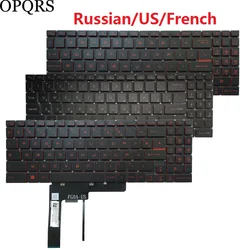 Russian/US/Spanish/French laptop keyboard FOR MSI GL66 GF66 MS-1581 1582 1583 1585 GL76 GF76 MS-17L1 17L2 17L3 MS-17L4 MS-17L5