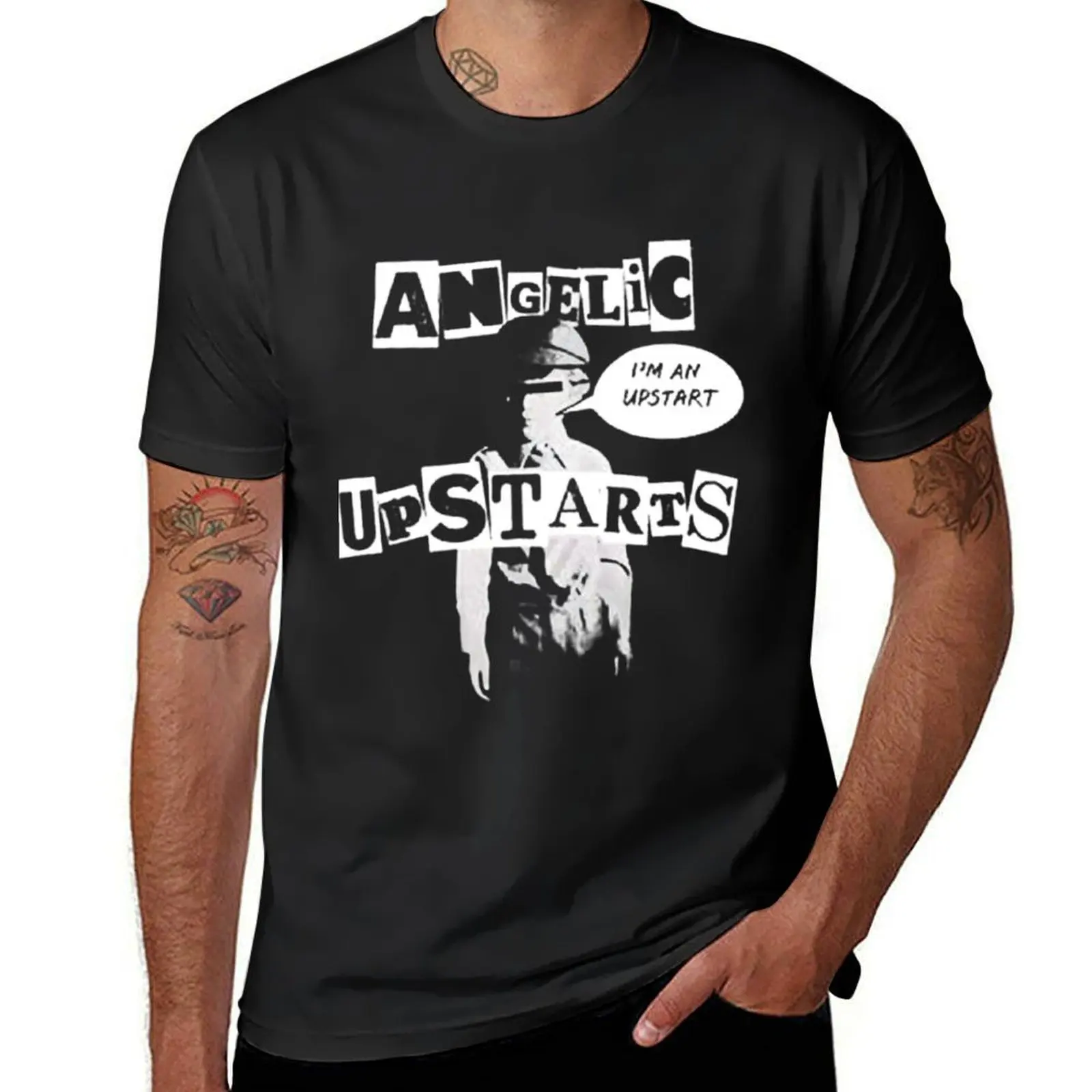 

Angelic Upstarts Essential T-Shirt graphics hippie clothes heavyweight t shirts for men