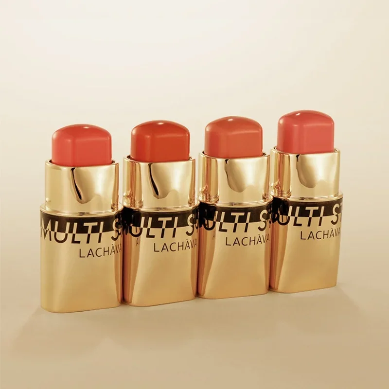 3-in-1 multifunctionele make-up Blush Stick Waterproof Blush Lip & Gezicht & Oogschaduw Natuurlijke verhelderende schoonheidsstick