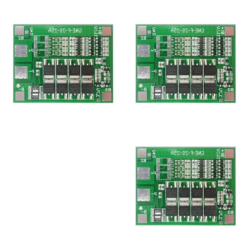 3X 3S 12V 25A Protection Board BMS Lithium Battery Charger With Power Battery Enhance PCB Protection Board-A86G