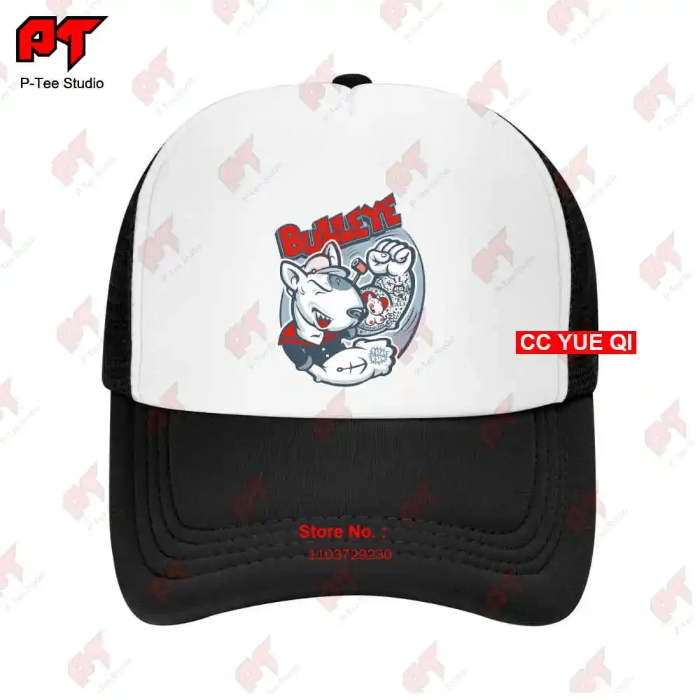 Casquette de baseball imprimé à la main Bullterrier, casquette de camion, alerte C