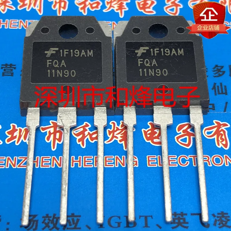 Free shipping    FQA11N90  TO-3P 900V 11.4A       20PCS