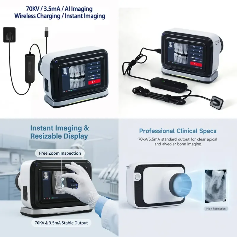 for Digital Dental X-ray Machine with Sensor Oral 70kV 3.5mA High Frequency LED Display Dental X-ray Machine Dental Equipment