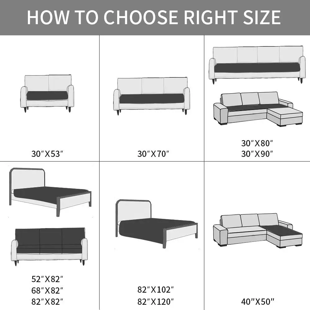 غطاء سرير كلب مقاوم للماء قابل للعكس لحماية الأثاث والأريكة والأريكة